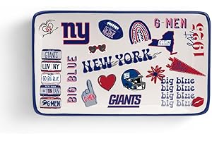 The Memory Company Officially Licensed NFL Team Spirit Ceramic Trinket Tray, Decorative Storage Catch-All, Home & Office Organizer, Gift for Football Fans