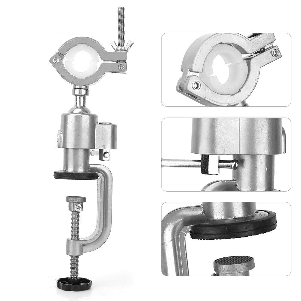 Morsa da Banco a Morsetto, Mini Morsa da Banco Girevole a 360° per La Lavorazione del Legno, Morsa da Tavolo Regolabile con Larghezza Ganascia di 70mm per Progetti Fai-da-te su Banco da