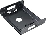 Akasa 3.5" SSD HDD Adapter to 5.25" Bay | AK-HDA-01 Black Anti Vibration Mount view 1