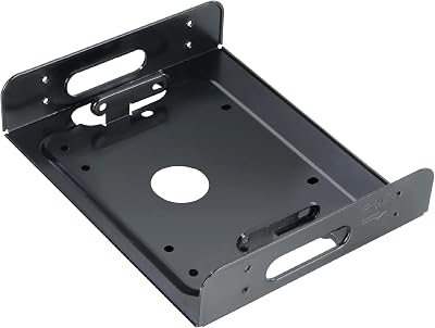 Akasa 3.5" SSD HDD Adapter to 5.25" Bay | AK-HDA-01 Black Anti Vibration Mount