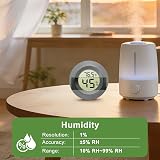 EEEKit 5-Pack LCD Hygrometer Thermometer Humidity Meter Indoor Temperature Gauge view 3