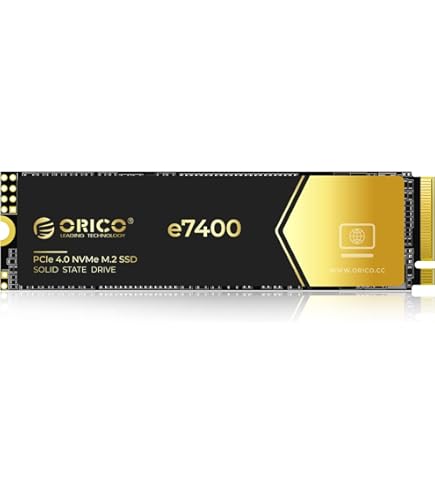 Amazon.com: ORICO 512GB NVMe SSD PCIe 4.0 - 高達7000MB/s,M.2 SSD