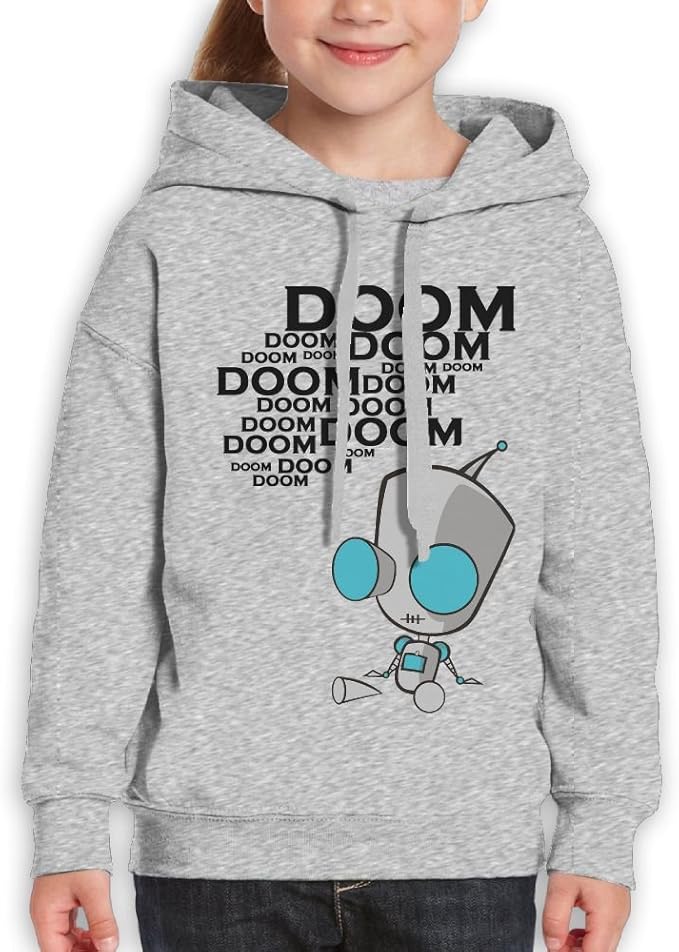 Geneva F Teenager Hoodie Invader Zim Gir's Doom Boys and