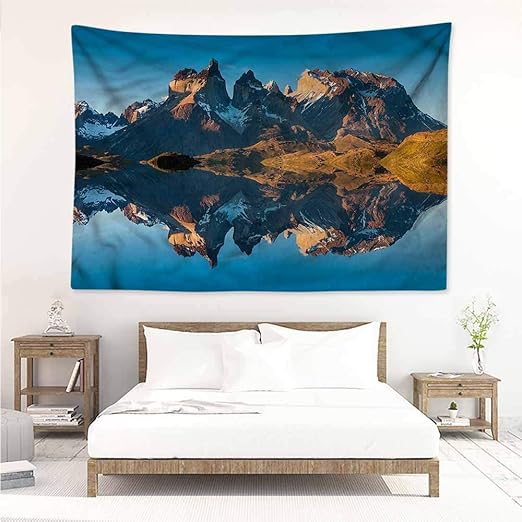 Sunnyhome Tapiz Para Dormitorio Arbol De Magnolia Natural Jardin