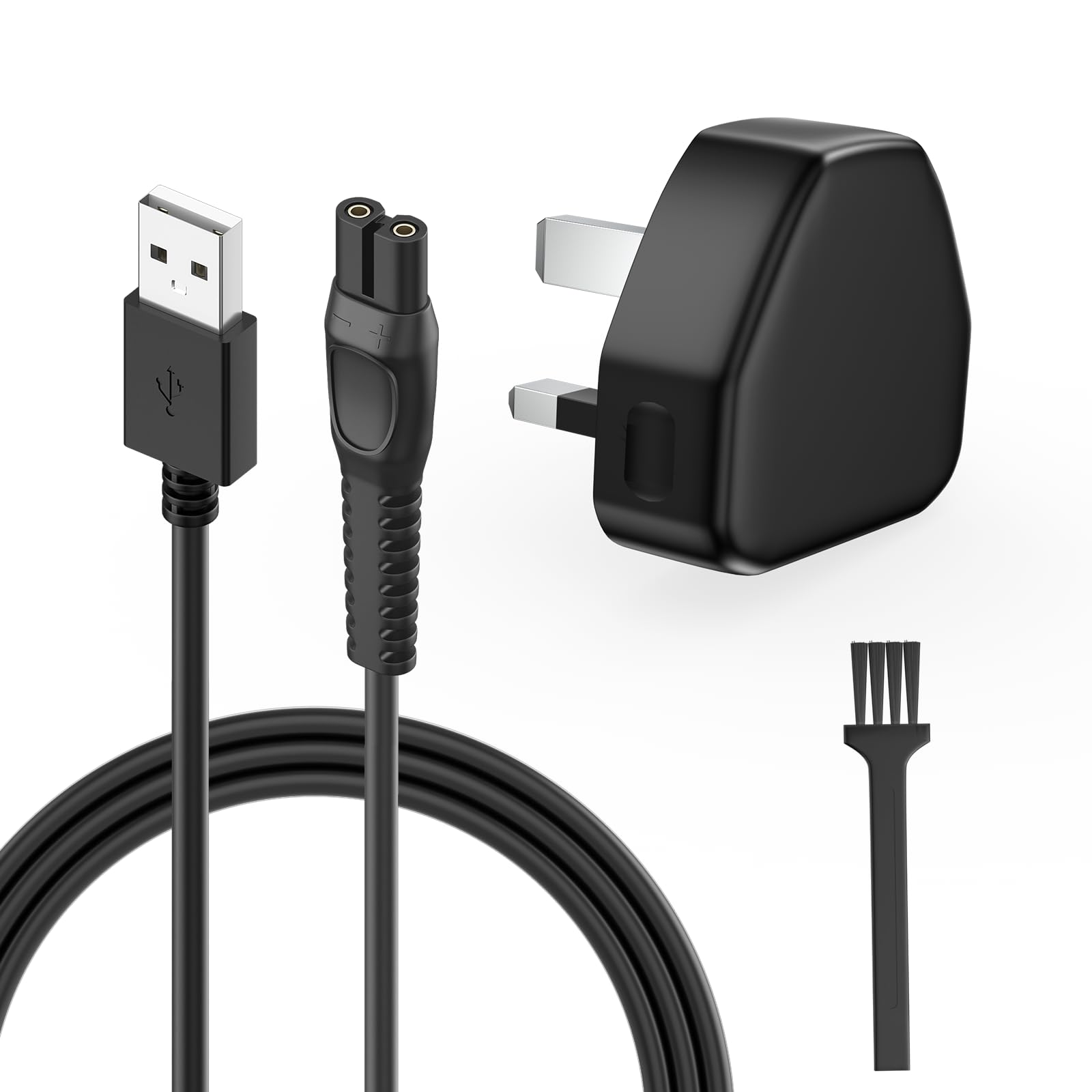 Newding 5V USB Charger Cable for Philips OneBlade QP2734 QP2834 QP1924 QP2724 QP2824 MG5950 MG7950 MG7962 MG7961 MG5952, Replacement for Phillips Electric Shaver Trimmer Power Cord