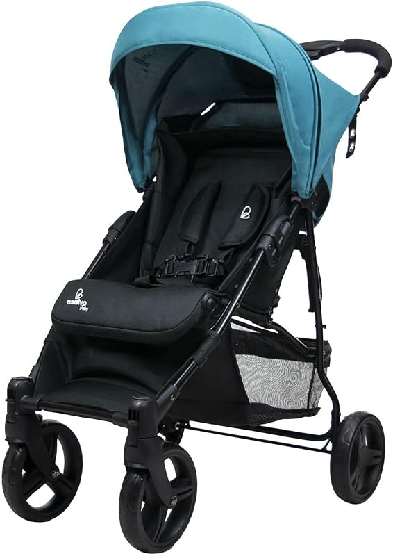 CADIZ Ultralight Stroller, reclinável, dossel SPF50+, arnês de 5 pontos, dos 6 meses aos 17 kg, cor petróleo