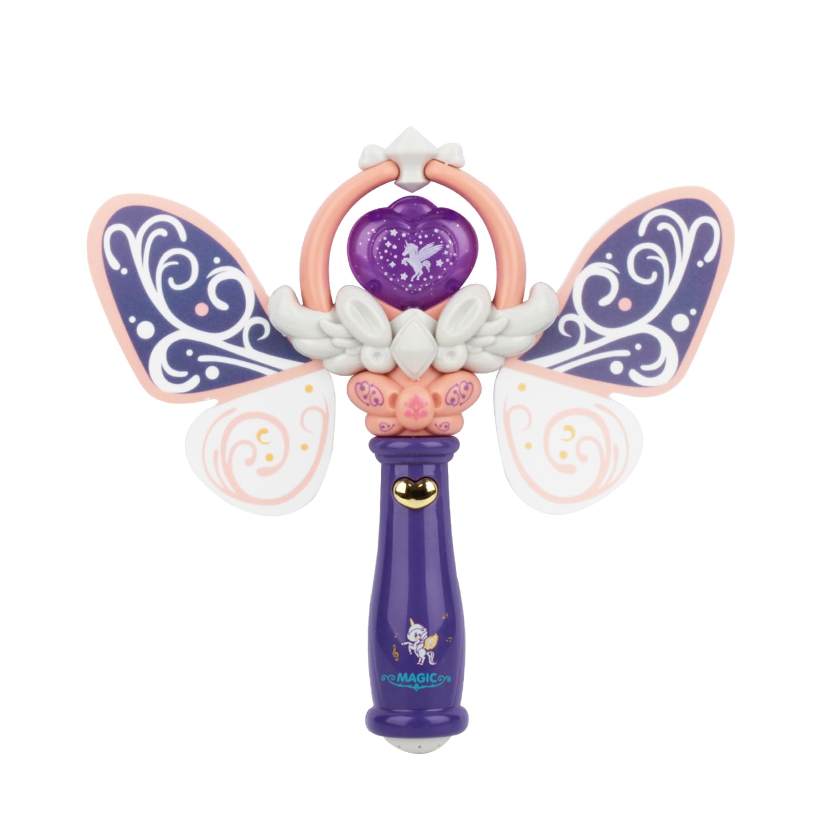 Photo 1 of STCENHAI Princess Toys Girls Magic Wands: LED Light Up Flashing Fairy Wand Toy Dress Up Cool Birthday Gifts for Girl 4 5 6 7 8 Year Old 6-8 Halloween Cosplay Party Favors Butterfly Kids Toy Age 5-7