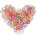 eBoot Multi Color Hair Holder Hair Tie Elastic Rubber Bands for Baby Girls, 2000 Pieces