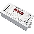 4 Channel DMX Decoder with RDM Digital Display,RGBW DMX Decoder DMX 512 Dimmer Driver for LED Strip Dimming and Color Changing