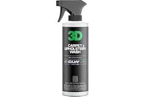 3D Carpet & Upholstery Cleaner, GLW Series | Ultra Powerful Stain Eliminator | Car Carpet, Seats, Floor Mats | Hyper Thick Fo