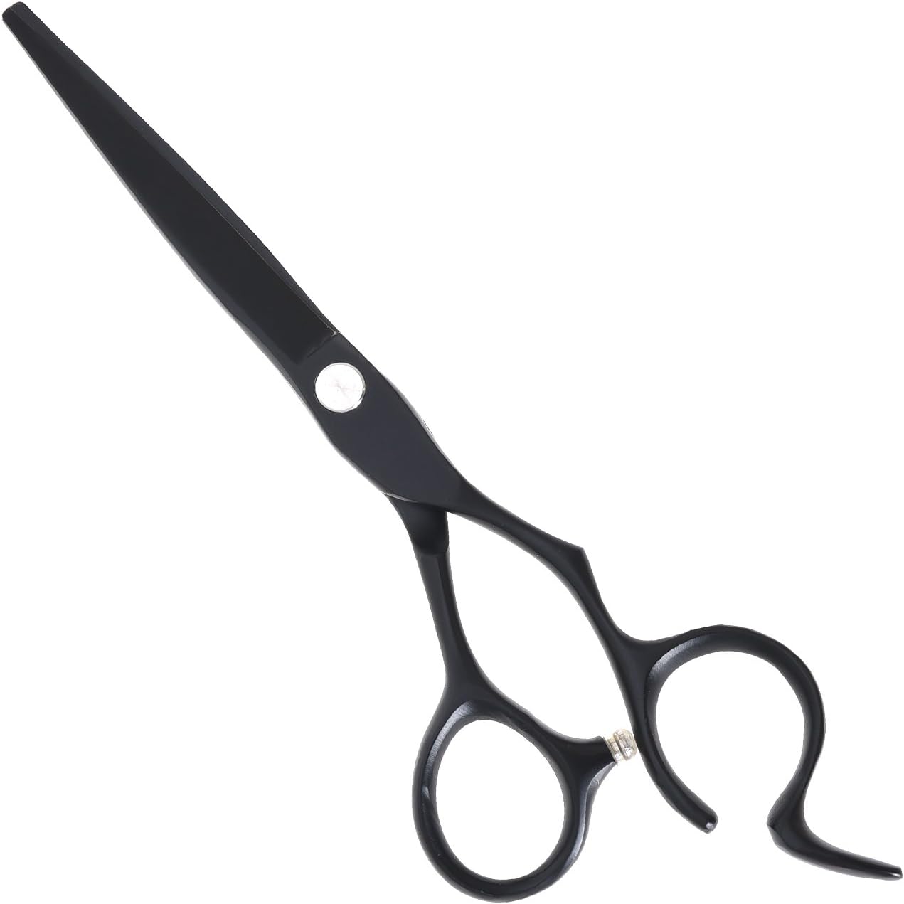 Professional Razor Edge Shears, Hair Cutting Scissors, Stainless Steel Hair Scissors, Mustache Scissors and Barber Scissors, Matte Black