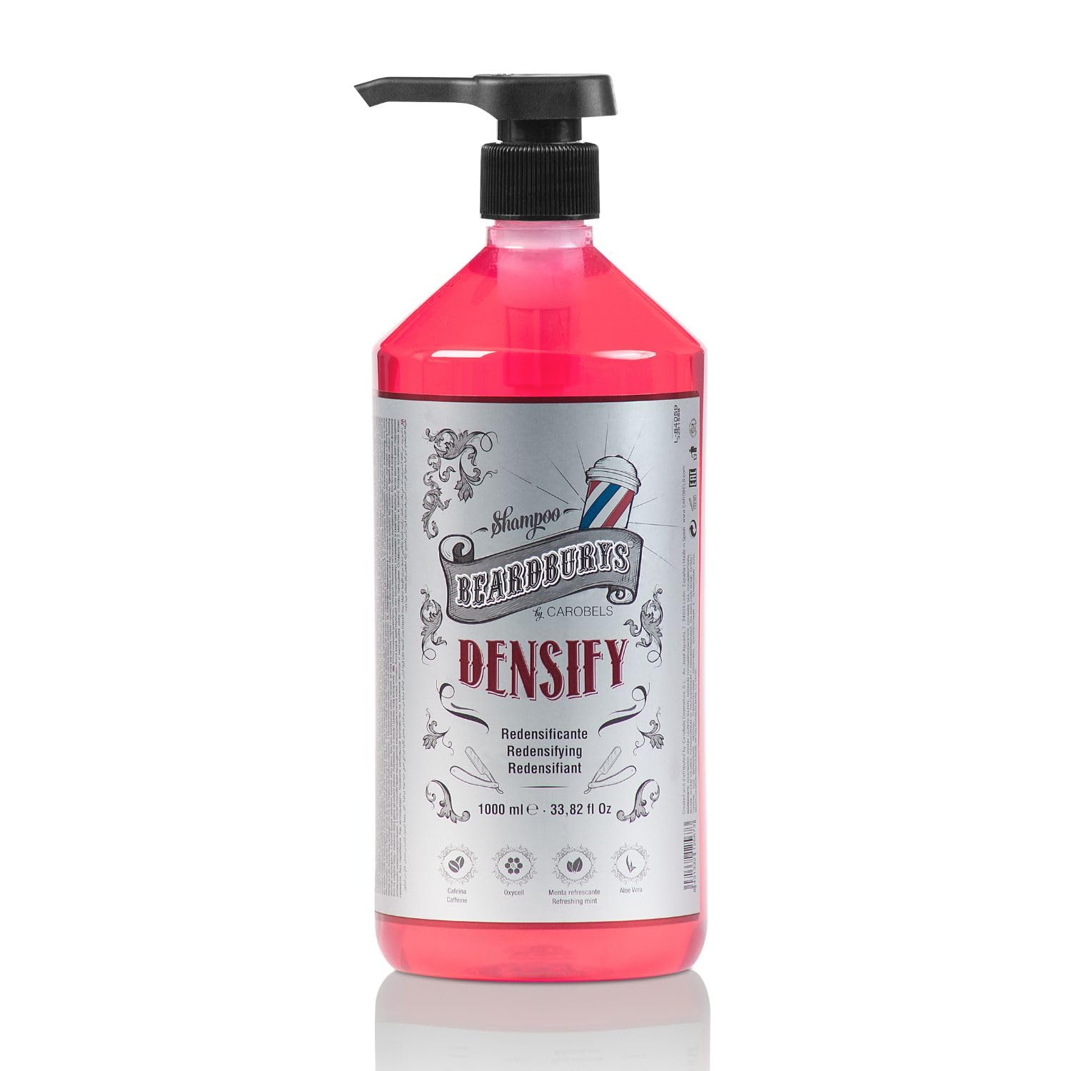 Beardburys Densify Redensifying Shampoo Strengthen and Volumize Hair, Paraben-Free, Suitable for All Hair Types, 1 Litre — image 1