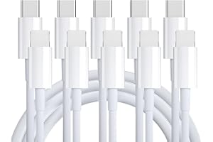 USB C to L Cable 5Pack 3.3FT, Type C Fast Charger Cable Delivery Cables Power Cord Fast Charging for iPhone iPhone 14 13 12 1