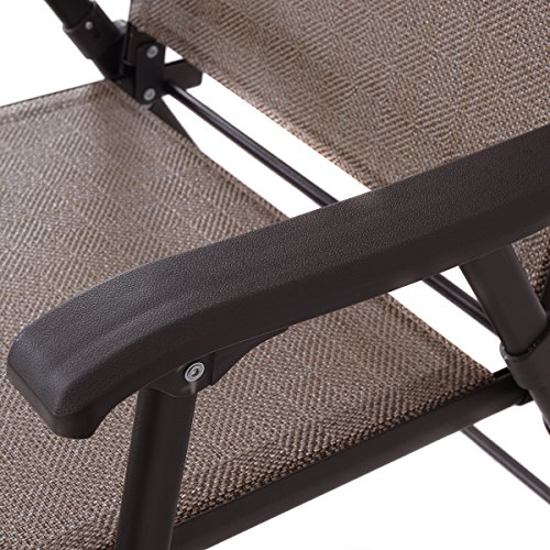 Giantex Set of 2 Patio Dining Chairs, Folding Patio Chairs, 2 Pack