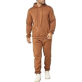Men's Tracksuits 2 Piece Casual Long Sleeve Sweatsuits Athletic Hoodie and Sweatpants Set Jogging Suit