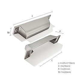 ZAUYX 10 Pack 3 Inch Center to Center Brushed
