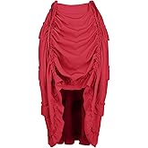 Zhitunemi Renaissance Costume Pirate Skirt: Steampunk Skirt Plus Size Corset Dresses - Renaissance Fairs & Medieval Festivals