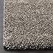 SAFAVIEH Milan Shag Collection Area Rug - 7' Square, Grey, Solid Design, Non-Shedding & Easy Care, 2-inch Thick Ideal for High Traffic Areas in Living Room, Bedroom (SG180-8080)