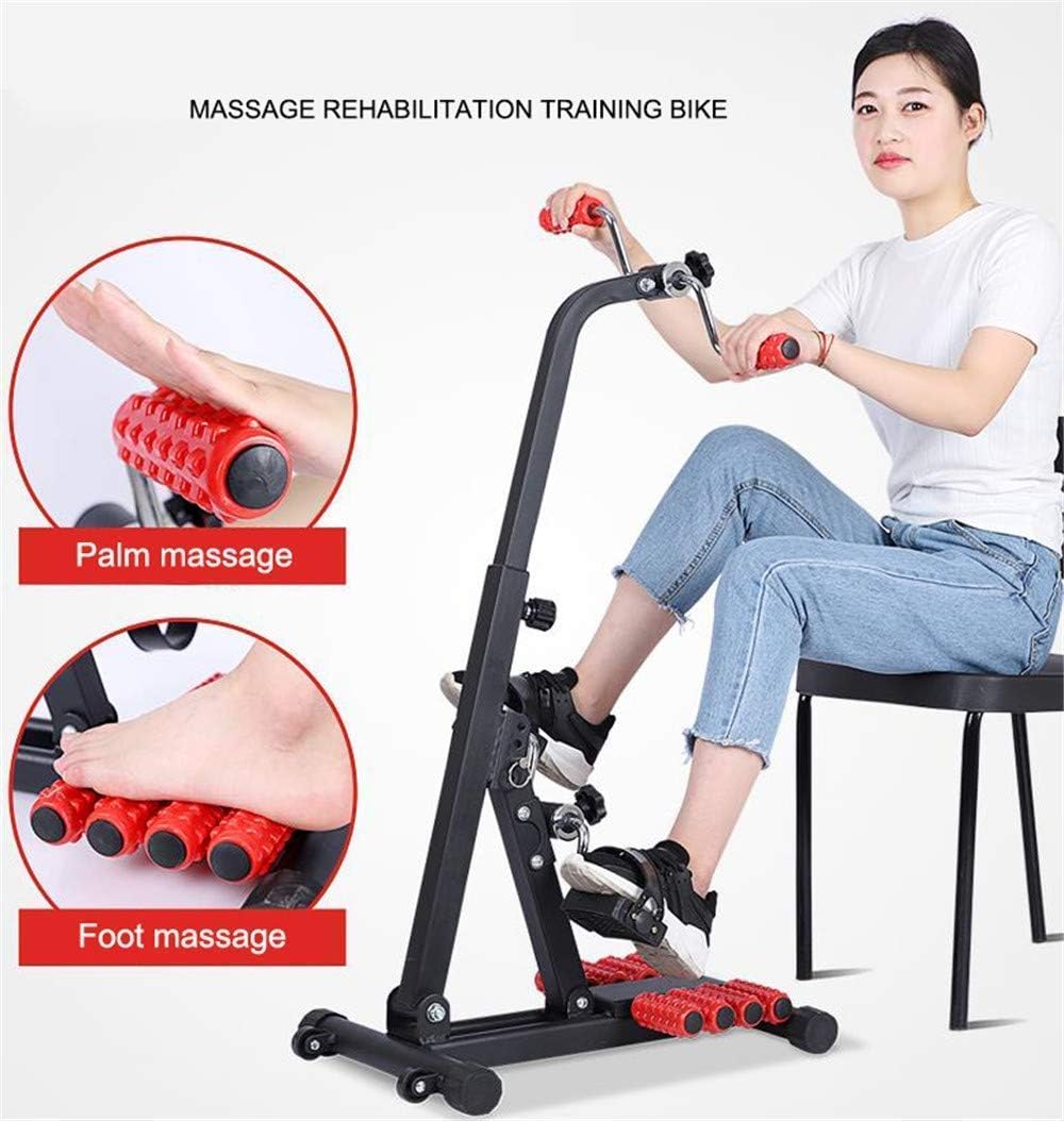 Upgrade Medical Peddler Pedal Exerciser for Leg Arm and Knee Recovery Exercise with LCD Monitor, Portable Pedal Exerciser Fitness Equipment for Seniors and Elderly
