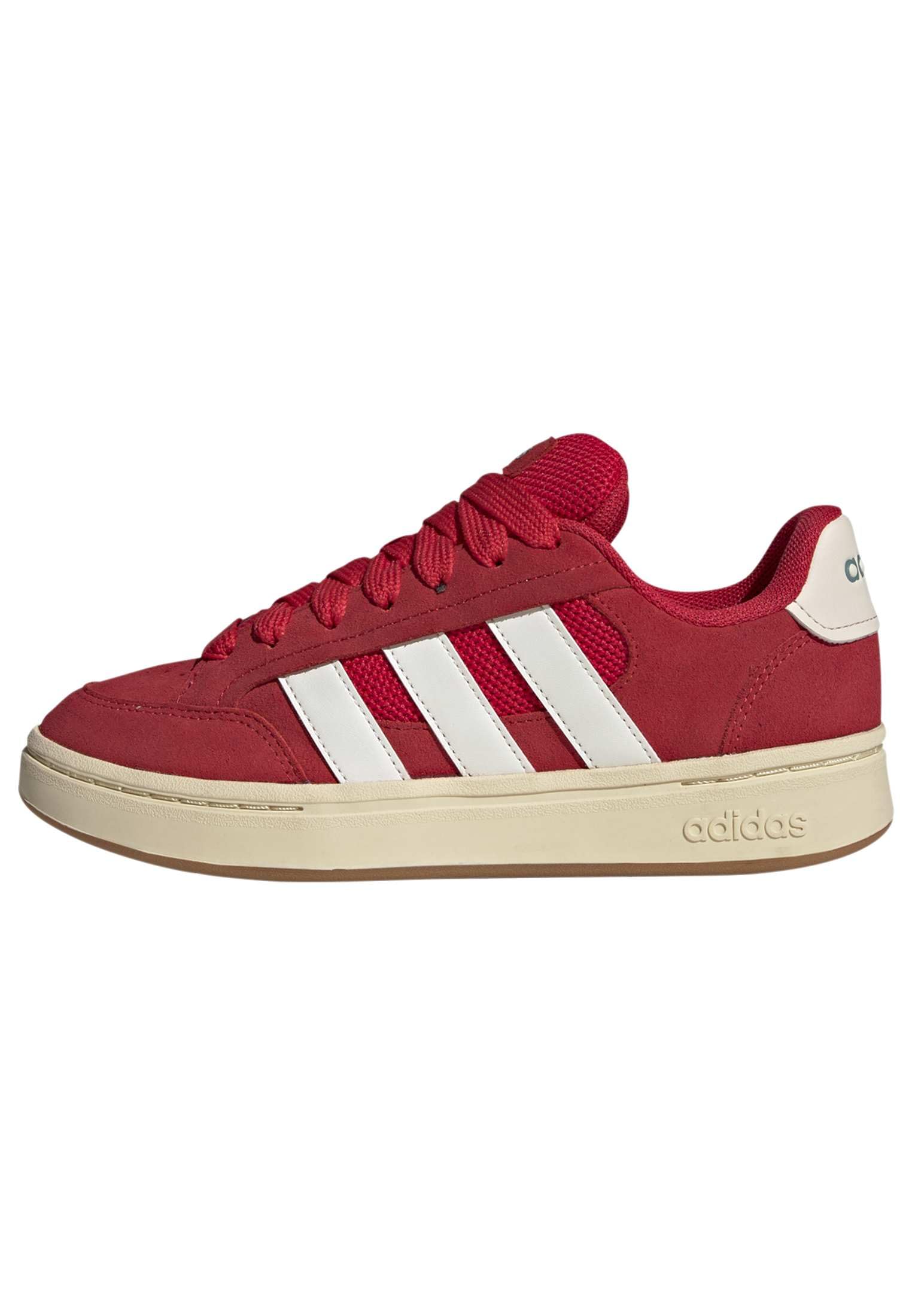 adidas Women's Grand Court Alpha, Pure Ruby/Off White/Warm Vanilla, 5.5 Image