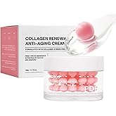 Reepic Cosmer PDRN Collagen Renewal Anti-Aging Face Moisturizer Cream with Capsule Gel, Korean Skincare for Deep Hydration and Skin Repair, 50g, 1.7 fl oz