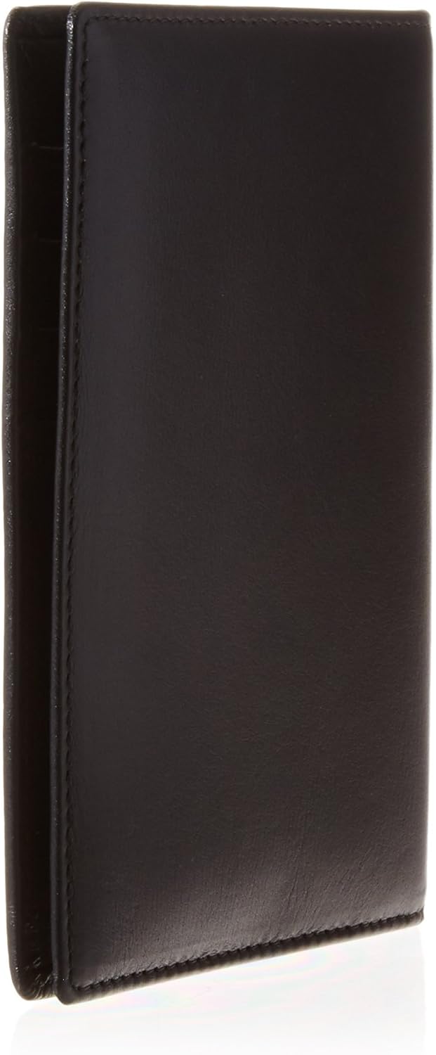  | Basics Leather RFID Blocking Passport Holder Wallet - 6 x 4 Inches, Black | Passport Wallets