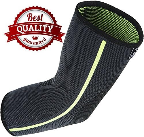 Crikor Elbow Brace Compression Sleeve, Highest Copper Elbow Compression Sleeve Support for Golfers, Workouts, Weightlifting, Tennis Elbow, Arthritis, and Tendonitis. Copper Infused. Reduce Joint Pain