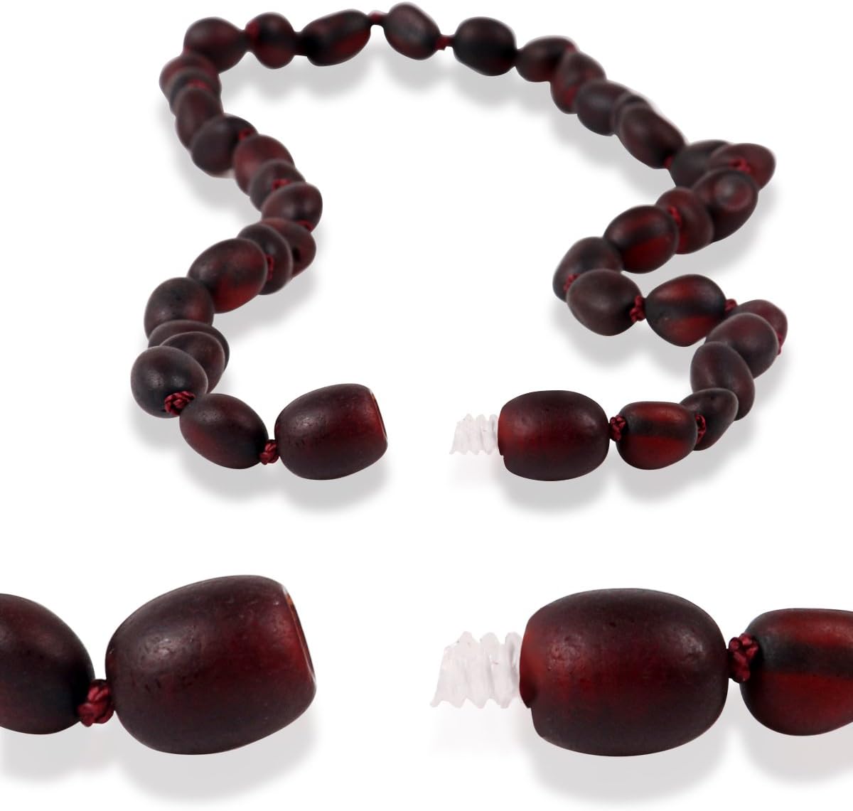 100% True Baltic Necklace (Raw Cherry - 12.5 Inches) – 100% Authentic Baltic Beads with Highest Quality: Health & Personal Care