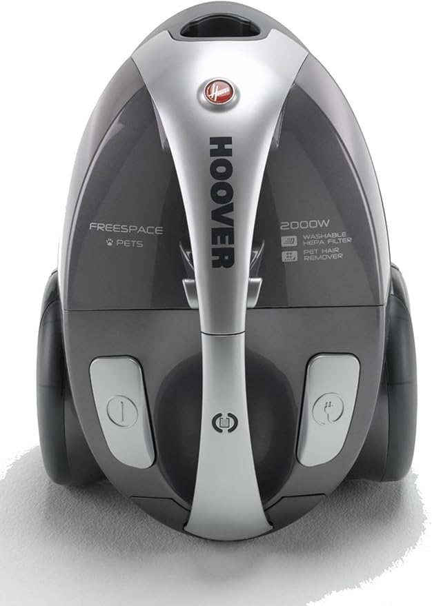 Hoover Freespace Pets TFS5206 Bagged Cylinder Vacuum Cleaner, 2000 Watt