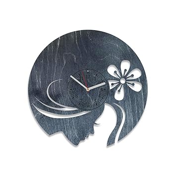  Kovides March 8 Art Beauty Wooden Clock Gift For