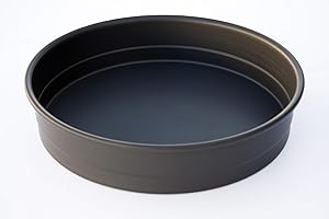 LloydPans Chicago Style 7x2.25 inch Deep Dish Pizza Pan, Pre-Seasoned PSTK, Self Stacking