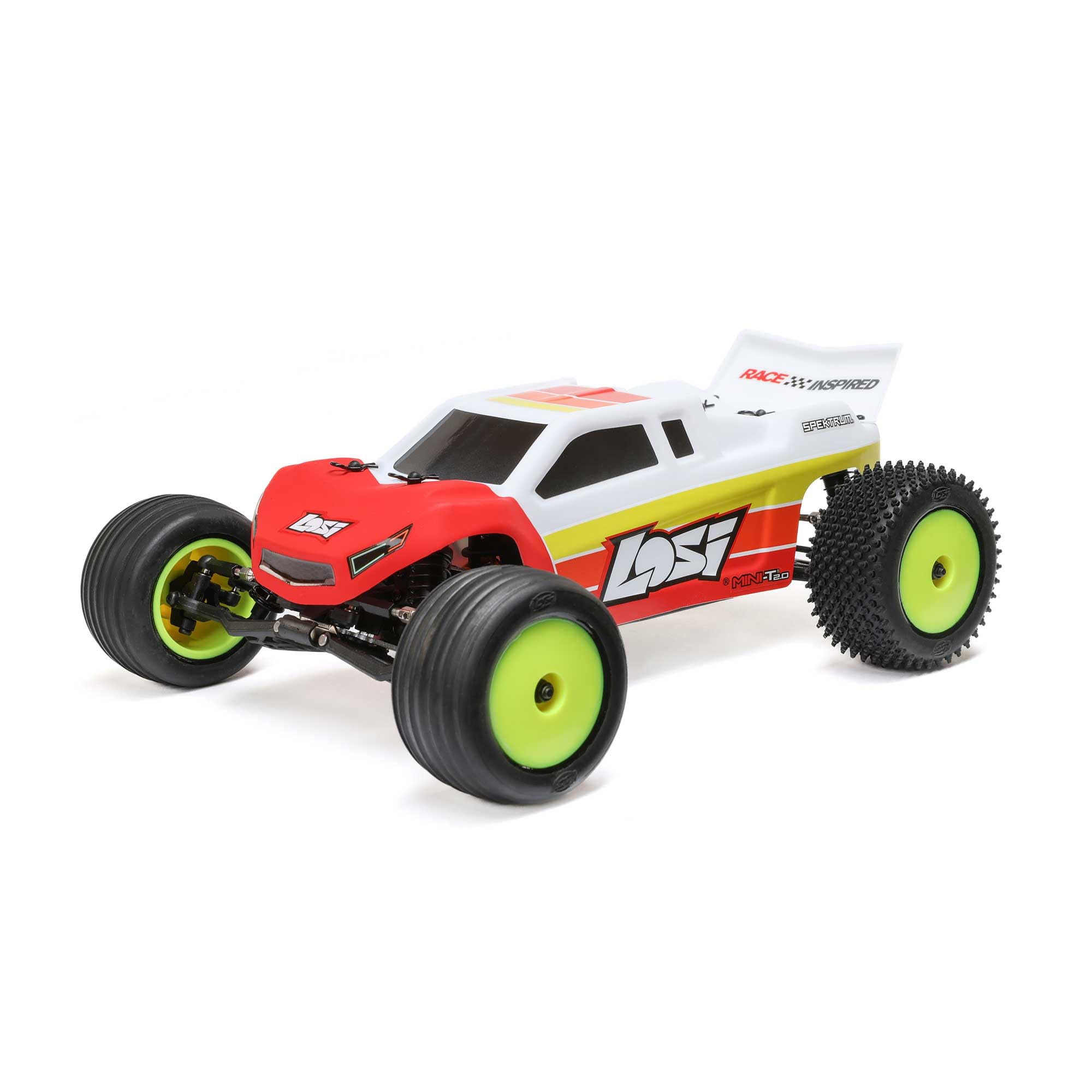 Photo 1 of Losi 1/18 Mini-T 2.0 2S 2 Wheel Drive RTR Brushless Stadium Truck Battery & Charger Included Red LOS-1056T1