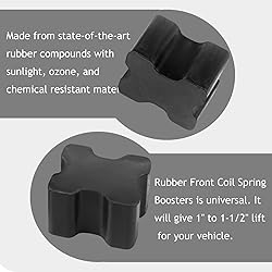 Pack of 8 Heavy Duty Rubber Coil Spring Booster