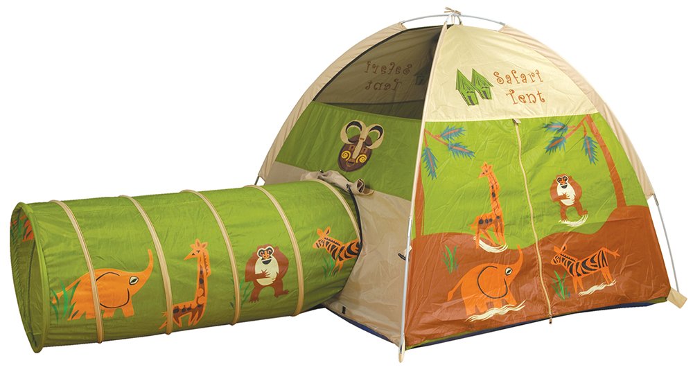 Pacific Play Tents Safari Tent And Tunnel Combo 15 61tlm8AE1nL