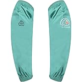 Strongarm Welding Sleeves in Fire-Repellent Cotton & Leather with Wide Elastic Cuff 18-21 Inch