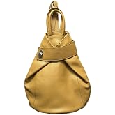 LaGaksta Stella Purse Backpack Tote Convertible Italian Leather, Mustard | Anti-Theft, Italian Tote Bag, For Women, Travel, Work &amp; Casual