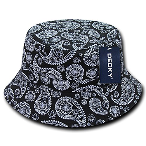 bandana print bucket hat