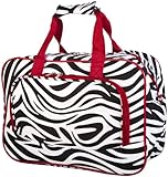 World Traveler Animal Print Collection Overnight Travel Bag 15-inch