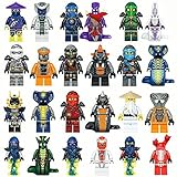 LEOG Toys Ninjago 24Pcs Minifigures Building Blocks Dragon with Accessories for Kids Super Set Toys