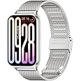MIJOBS Redmi Watch 5/Xiaomi Smart Band 9 Pro Replacement Strap Metal Bands, Mi Band 8 Pro Adjustable Length Flexible Unisex wristband Compatible with Xiaomi Redmi Watch 4