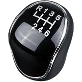 TEAMWILL 6 Speed Manual Gear Shift Knob Shifter Handball Fit for Ford Fiesta Focus Fusion