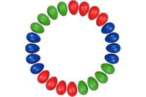 NextEgg Egg Shaker Set - Non Toxic Baby Musical Instruments and Toddler Percussion - Music Shaker Eggs for Infants, Kids and Adults - Hand Rhythm Instrument for Classroom or Preschool (24-Pack)