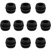 PIYANYO Foosball Rubber Bumper Pad 29 x 24 x 16mm Black for Standard Foosball Table Accessories 10PCS