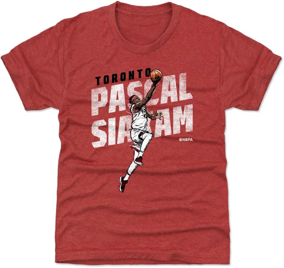 500 LEVEL Pascal Siakam Toronto Basketball Kids Shirt - Pascal Siakam Lay Up