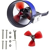 ApisQueen 12-24V U5 Underwater Thruster,15.43Lbs Thrust Brushless Motor | 800W Waterproof Motor With Propeller Only Freshwater Use for Inflatable Boats,ROVs,Kayaks (CW Thruster)