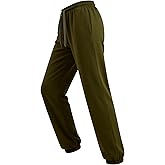Men's Sweatpants Fleece Joggers Elastic Bottom Pants with Pockets Tapered Athletic Elastic Drawstring Sweatpants for Men