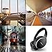 JIFFY J200 Active Noise Cancelling Wireless bluetooth Over-ear Stereo Headphones with Mic for all 3.5mm & Bluetooth device - Black
