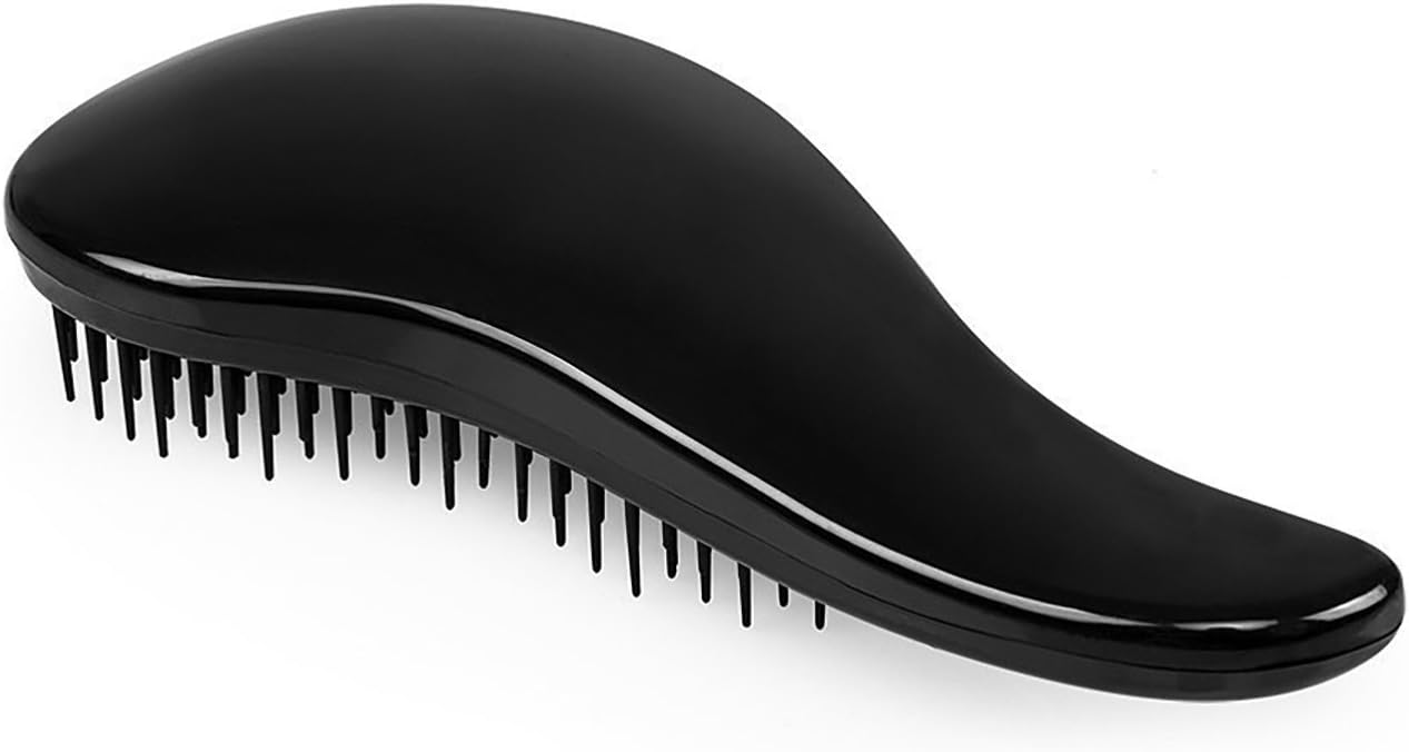 ELFINA Hair Detangler Detangling Brush,Tangle Teezer Brush For Girls and Ladies,Black