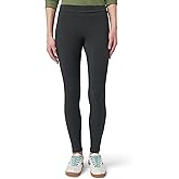 HUE Womens Wide Waistband Blackout Cotton Leggings, Assorted
