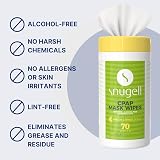 Snugell Citrus Scented Travel CPAP Mask Wipes 70 Count Canister view 5